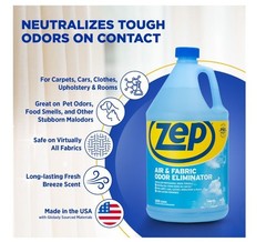 Zep Air & Fabric Odor Eliminator, Refresh Your Home, Office & Business, 128 oz