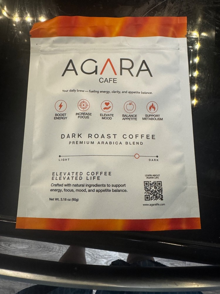 Agara Cafe Dark Roast Coffee premium Arabica Blend – 30 servings – New! Sealed!