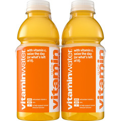 vitaminwater Rise Zero Sugar Orange Flavored Water Beverage, 16.9 fl oz, 6 Pack