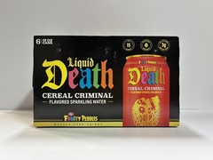 Fruity Pebbles Liquid Death Cereal Criminal Sparkling Water 6 12 Oz Cans