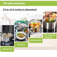 Expandable Steamer Basket set Stainless Steel Food Steamer set 10.3 In