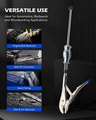 Orion Motor Tech Vise Grip Slide Hammer, 9.8 in Locking Pliers 2 lb Blue