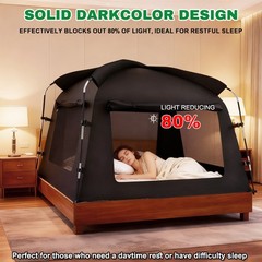 Privacy Bed Tent Sleeping Dream Space Canopy Breathable Shelter for Adults Kids