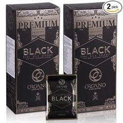 2 Box Organo Gold Gourmet Black Coffee, Organic 100% Certified, 105g – 30 bags (