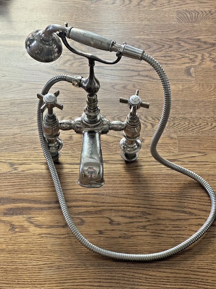 Porcher Reprise Deck Mount Tub Filler, Polished Nickel, # 5535.901 – FOR PARTS