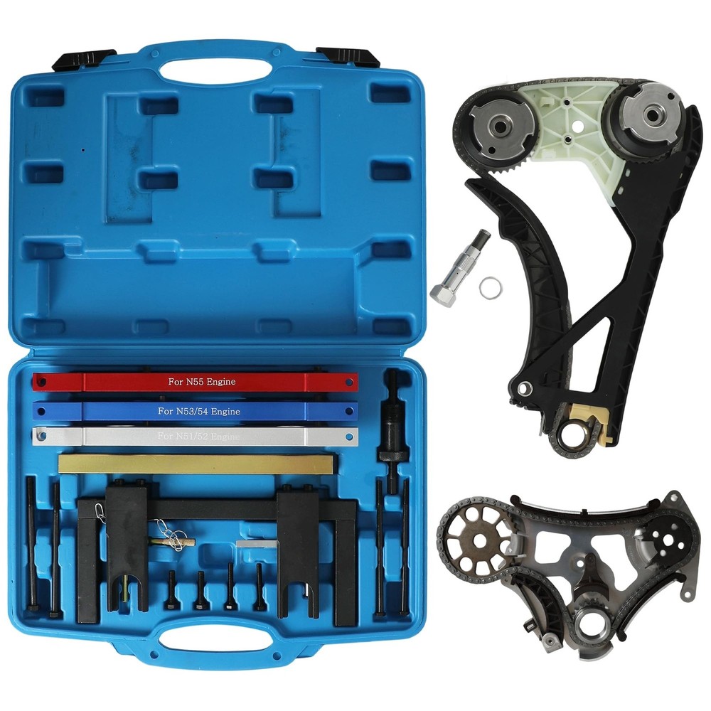 N51 N52 Timing Chain Kit with VVT Gear Timing Tool Fit For N51 N52 N55 S55 En…