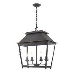 4 Light Pendant in Transitional style – 24.25 Inches high by 21.25 Inches