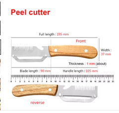 NEW 2 in 1 Multi-Functional Vegetable Peeler for Kitchen Stainless Steel Peeler