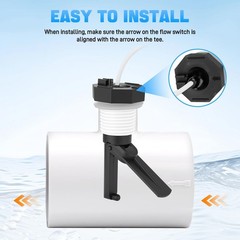 GLX-FLO-RP Flow Switch 15ft Cable For Hayward Goldline Aquarite Salt System Pool