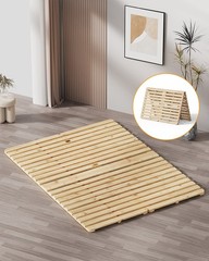 NAIZEA Japanese Tatami Mat, Foldable Tatami Bed Frame Twin Full Queen Floor Bed
