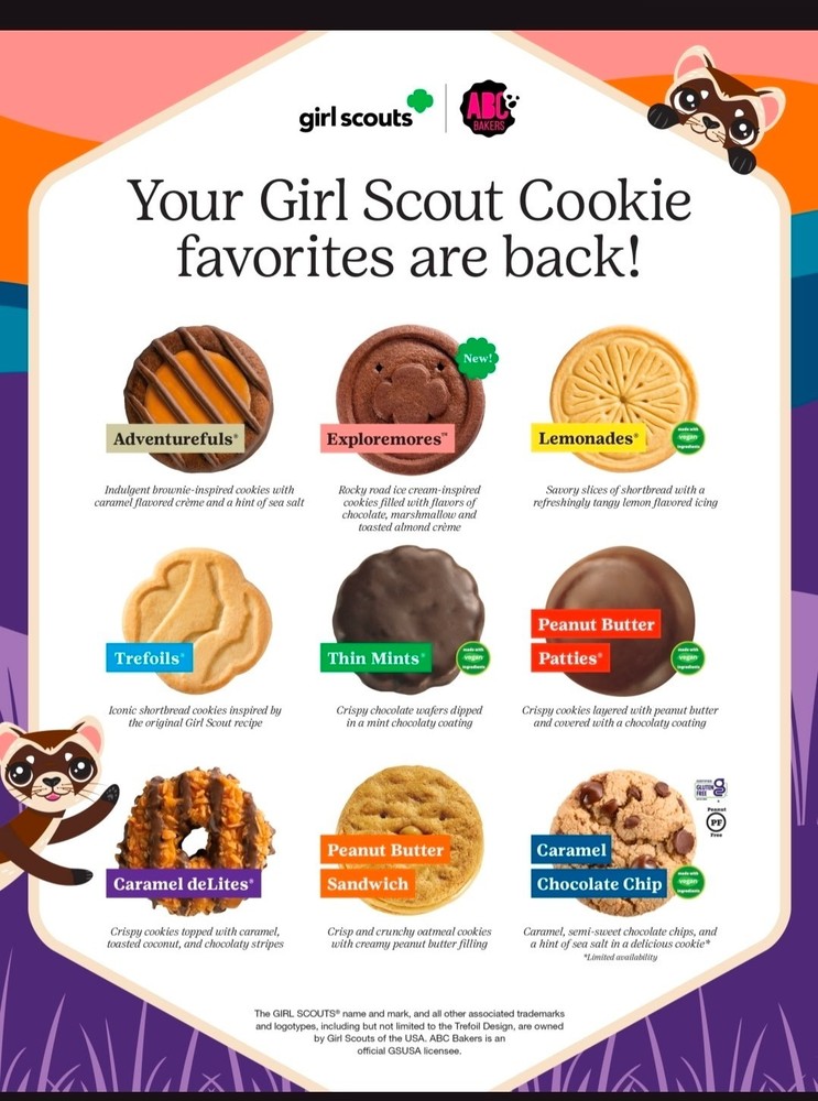Trefoil 2026 Girl Scout Cookies **FULL CASE = 12 BOXES**