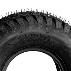 2 * 15×6.00-6 Lawn Mower Garden Tractor Turf Tires 4 Ply Tubeless 15×6-6 15x6x6