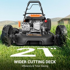 Mutaomay 21″ Gas Lawn Mower 3-in-1, 170cc, Self Propelled, 17Gal Grass Catcher