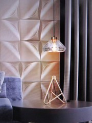 LNC Anila Modern 9.8 in. 1-Light Black and Plated Brass Pendant with Shade