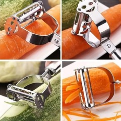Multi-Functional Stainless Steel Vegetable Peeler, Julienne Cutter & Slicer
