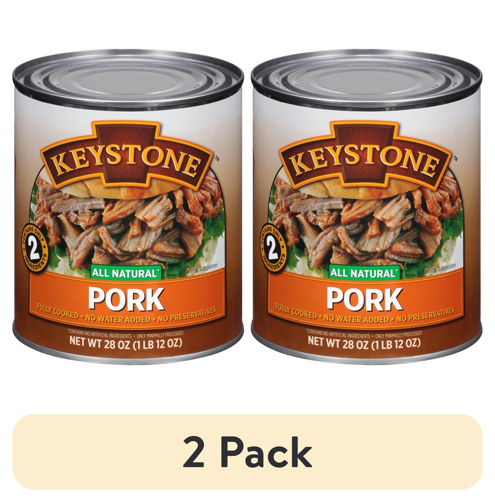 (2 Pack) All Natural Pork, 28 Oz Can