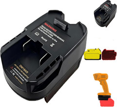 For Milwaukee M18 Battery Adapter, Adaptor Convert for Milwaukee 18V Battery & D