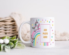 Personalised Unicorn Rainbow Mug with Photo | Life is MAgical | Funny Gift Idea