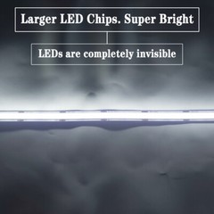 Fancy 12V COB LED Flexible Strip Light Tape Rope IP44 Waterproof Super Bright