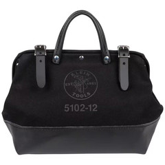 12 In. Tool Bag, Black Canvas