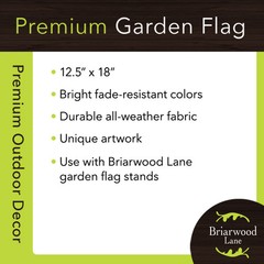 Briarwood Lane American Mason Jar Patriotic Garden Flag