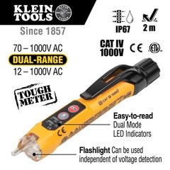 Electrical Testing Kit with Clamp Meter and Non-Contact Voltage Functions