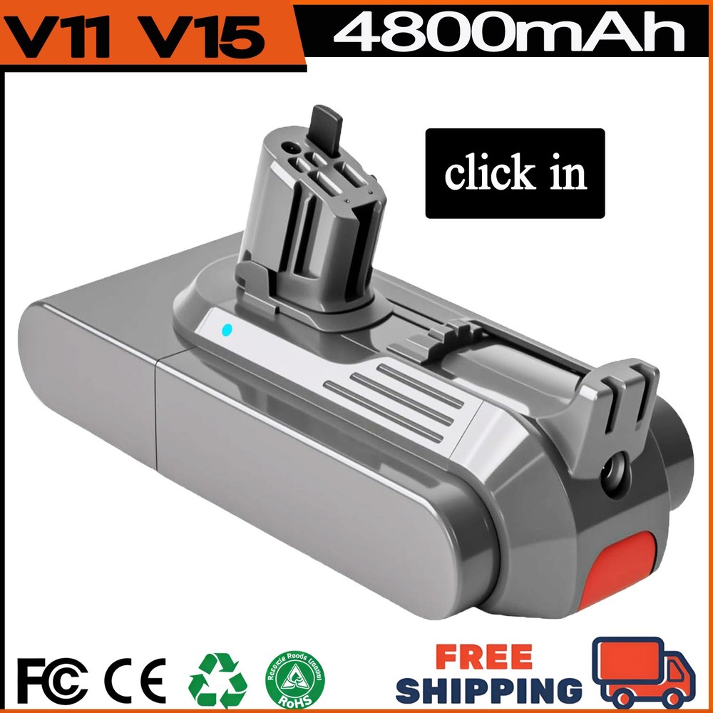For Dyson Click in Battery Outsize SV29 V15 V11 – SV15 SV16 SV22 SV28 4800mAh