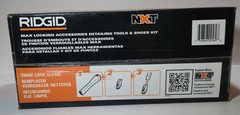 RIDGID 2-1/2 in. MAX2531 NXT Crevice Tool, Dusting Brush Shop Vacuum Attachments
