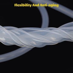 “3/8″” ID Silicone Tubing Food Grade Flexible High Temp Hose 10 ft Home Brewing”