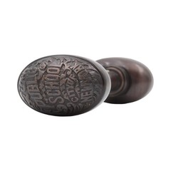 Solid Brass Pair of New York City Public School Door Knobs – 3 Finish Choices
