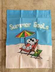 Snoopy Summer Goals 14×18 inches Garden Flag Beach Vibe Ocean Days