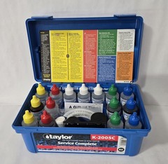 TAYLOR Complete High Range Pool Water Test Kit with Reagents
