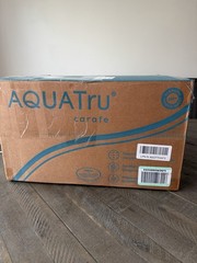 AQUATRU Carafe Countertop Alkaline Reverse Osmosis Water Purifier Used