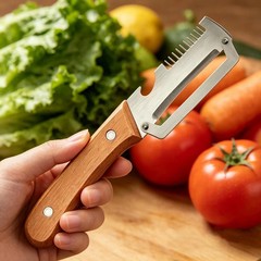 NEW 2 in 1 Multi-Functional Vegetable Peeler for Kitchen Stainless Steel Peeler
