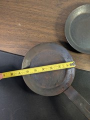 Vintage Steel Crepe Omelette Frying Pan 6.5″ Made in France 16 Lot of 2