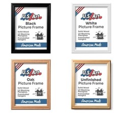 Wooden Frame for Puzzles Handmade Picture Frames in 10+ Colors for Wall Art