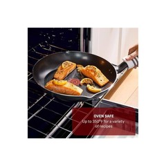 Simply Cook 10.25" Nonstick Square Grill Pan Black