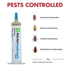 ADVION ROACH BAIT KILLER GEL – 4 Tubes – Plunger&Tips – ** FAST SHIPPING **