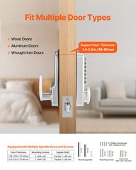 VEVOR Mechanical Keyless Entry Door Lock 14 Key Mechanical Keypad Door Knob