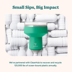 REDUCE Saltini 16 oz Insulated Cocktail Tumbler with Lid, Shatterproof