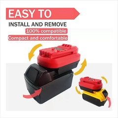 For Craftsman V20 Cordless Tools Battery Adapter,For Dewalt 20V and for Milwauke