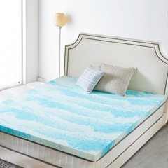HOMEFLA Memory Foam Mattress Topper Full Size Bed Comfort Body Support