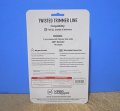 Weed Warrior Commercial Twisted Trimmer Line 5 Count Coil Packs .080″ x 14 ft.