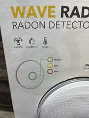 Airthings Wave Radon 2951 Radon Detector Humidity & Temperature Monitoring