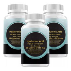 PACK 1-5 New Hyaluronic-Acid 30 Caplets 850 mg Replenish energy