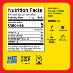 (12 pack) Bragg Gluten-Free Liquid Aminos Soy Protein Seasoning, 16 fl oz