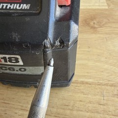 Milwaukee Tools Battery Pack M18 6ah High Output 48-11-1865 PARTS OR REPAIR READ