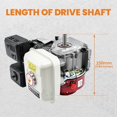 Over Head Cam Motor 5.5HP 168cc 20mm For Honda GX160 168F Vertical Shaft Engine