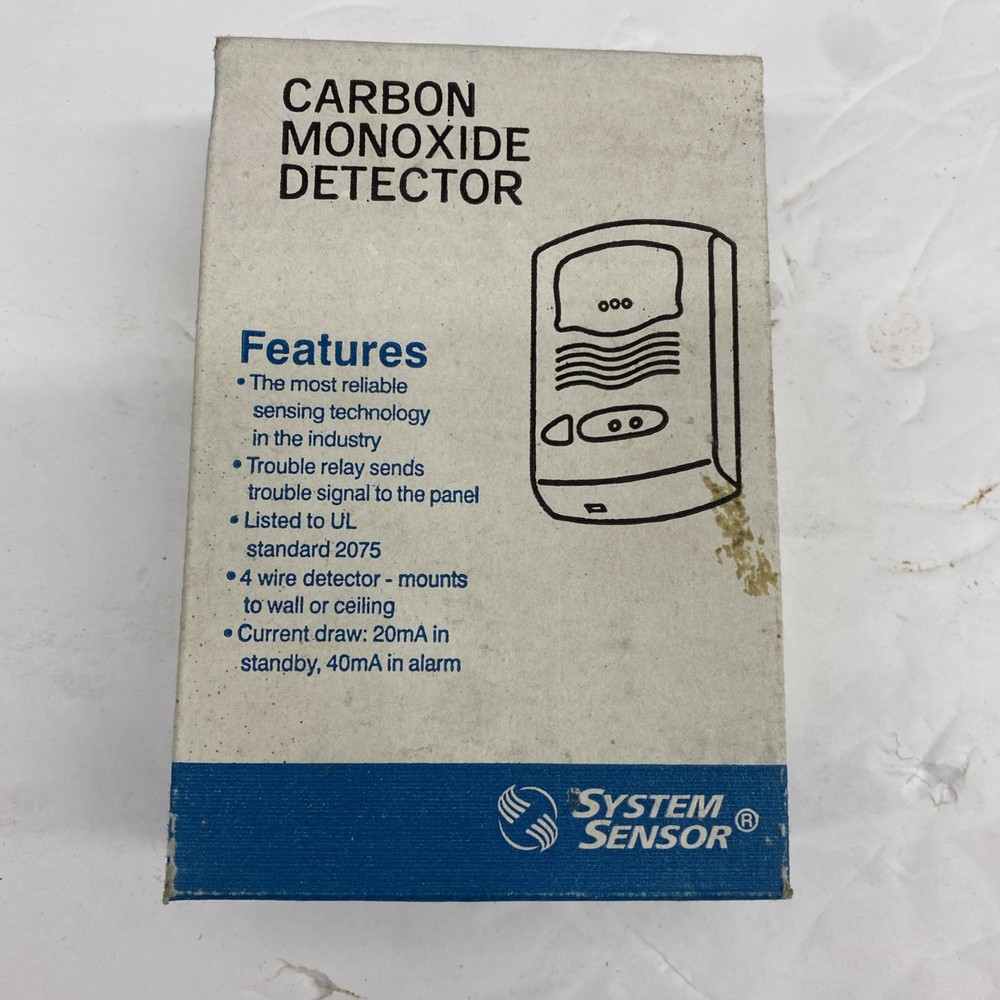 System Sensor CO1224 Carbon Monoxide Gas Detector New