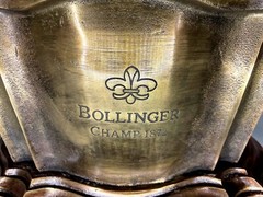 Antique Wine Cooler BOLLINGER champagne 1872 TROPHY FOR WINNERS ICE BUCKET